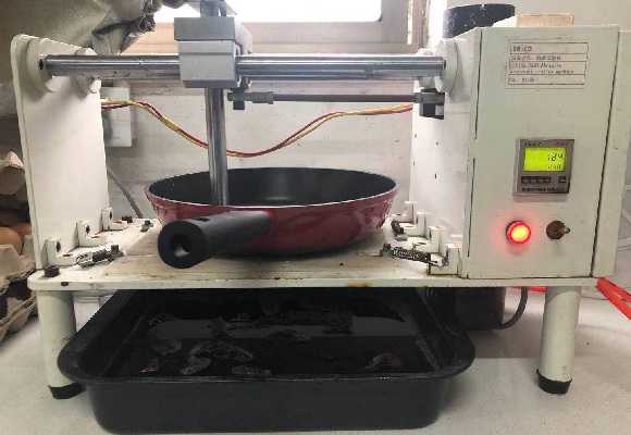 finished cookware is subjected to rigorous quality test